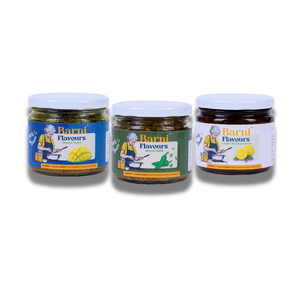 300gm Pack of 3 ( Mango, Lemon and Green chilli )