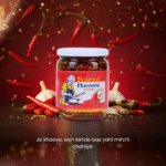 Barni Flavours Red Chilli Pickle jar with whole red chillies and mustard oil – authentic Indian achar